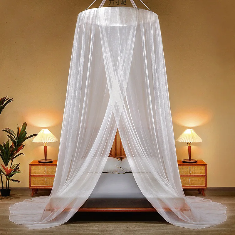Dome Mosquito Net Ceiling Type Household Single Bed Installation-free Foldable Summer 2026 New Model