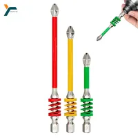 1/3Pcs Spring Screwdriver Bits Magnetic PH2 Driver Screw Anti-slip 60/90/110mm 1/4'' Hex Shank Drill Head Electric Repair Tool