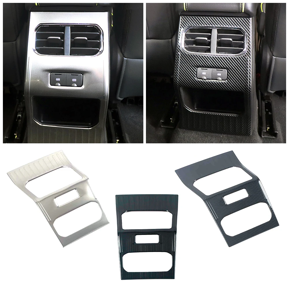 Interior Accessories For Haval Jolion 2021-2024 Center Console Armrest Box Rear Decorate Panel Cover Trim Color Modify Anti Kick