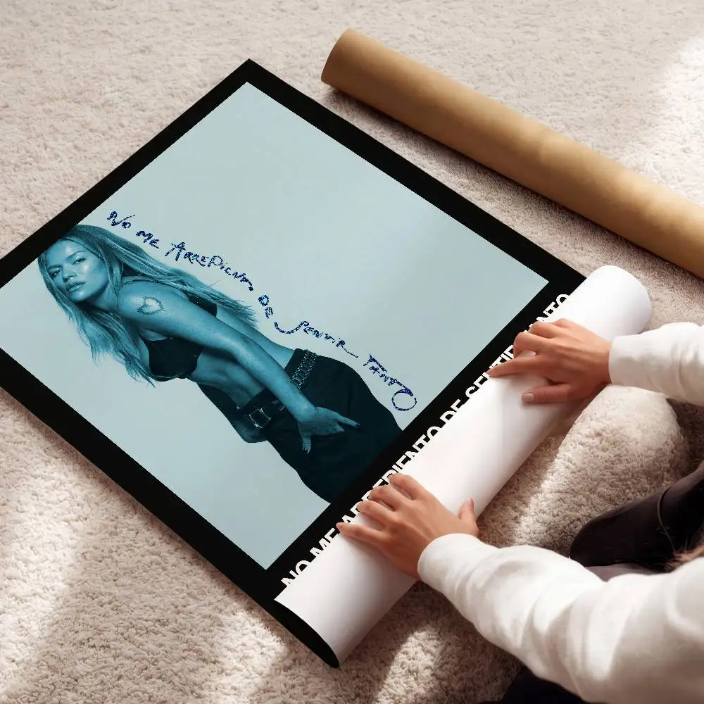 K-Karol G Poster Album Art Cover Songs Rap Pop Singer Band Wall Waterproof Paper Sticker For Living Room Home Decor