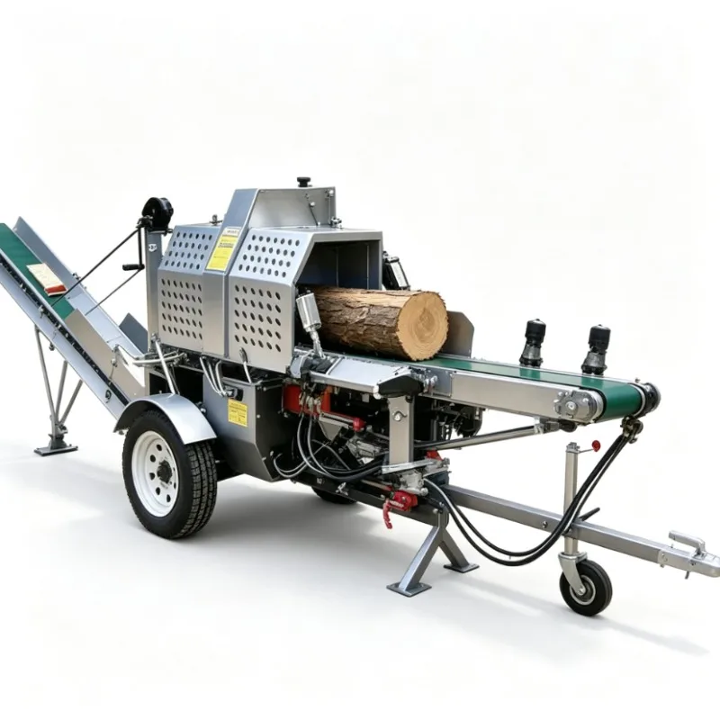 FOB Quiet Log Splitter 15 Ton Portable Wood Cutting Tool Eco Friendly Firewood Processor For Residential Garden Use Customize