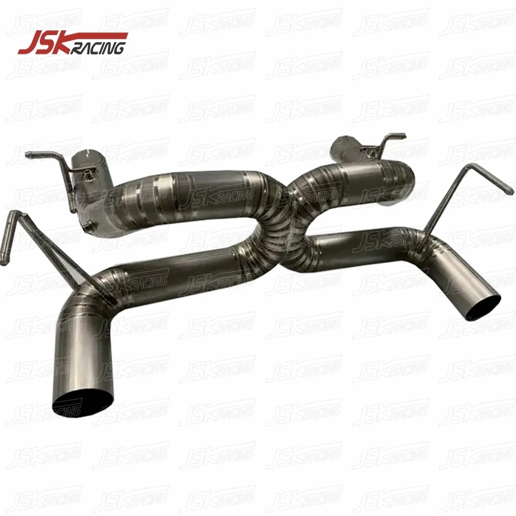 B STYLE TITANIUM ALLOY EXHAUST PIPE  2019-2021 FOR FERRARI F8