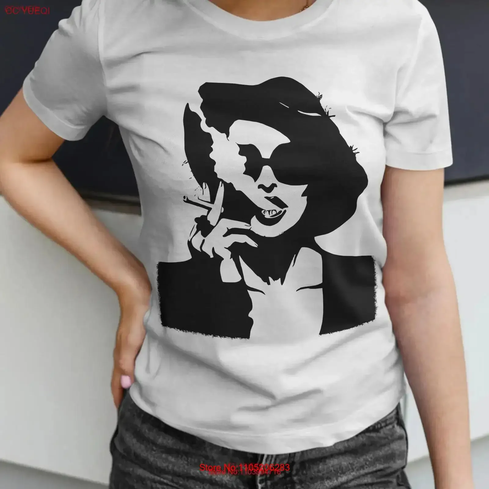 تي شيرت مطبوع عالي الجودة من Fight Club Marla Singer، ملابس كلاسيكية مصممة برسومات مغسولة، ملابس عصرية ناعمة ومتعددة الاستخدامات