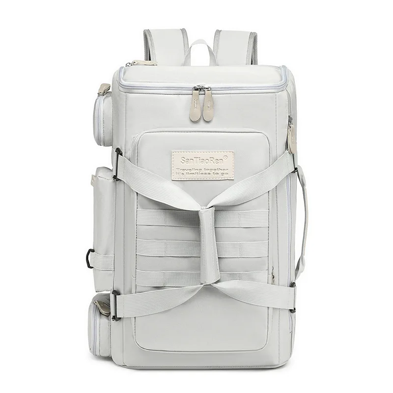 Large-Capacity Backpack, Outdoor Short-Distance Travel Bag, Dual-Use Outdoor Leisure Bag, Unisex Business Travel Luggage Bag, Multi-Functional Storage Bag with Independent Shoe Compartment