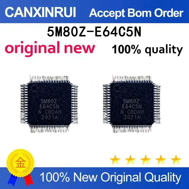 (5pcs-100pcs）5M80Z-E64C5N E64C5N brand new QFP64