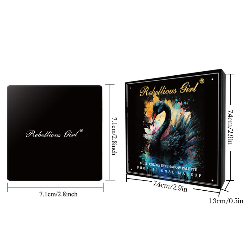 9 ألوان سموكي ماتي بريق عينيه لوحة الشرير لامع لامعة ظلال العيون مستحضرات التجميل كول منغم رمادي أسود العين الصباغ لوحة