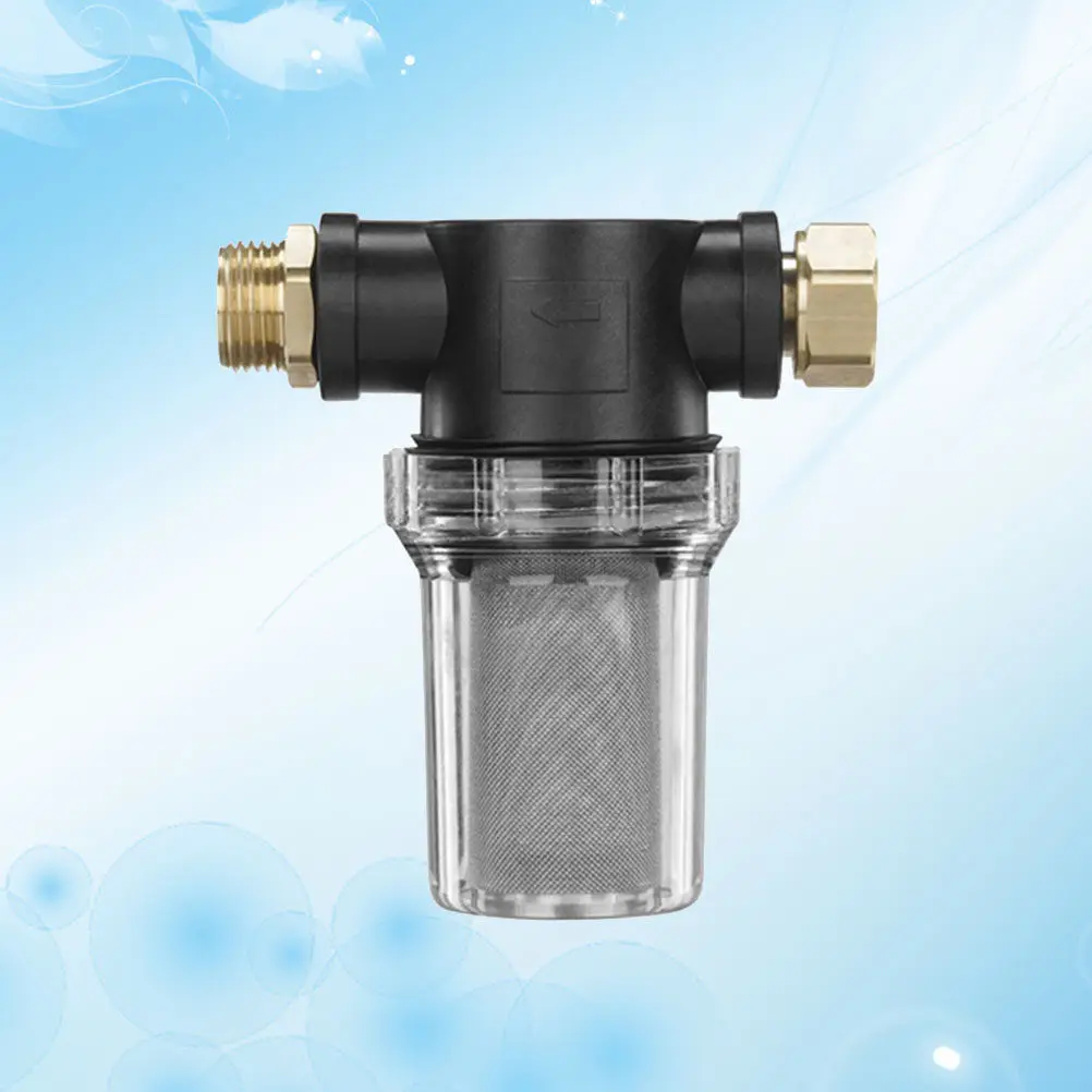 Garden Hose Filter for Water Spigot – Universal Inline Debris Filter to Protect Pressure Washer Pump