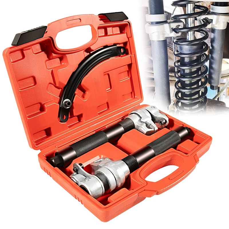 Upgrade Coil Spring Compressor Tool Automotive, Heavy Duty Macpherson Strut Spring Shock Absorber Compressor Set,Max Load.2645LB