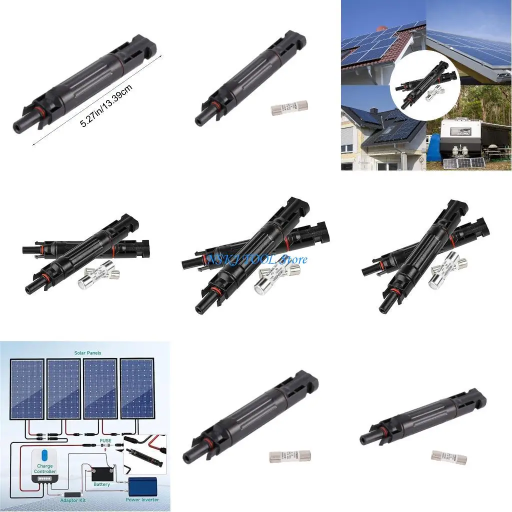 

L8RC Outdoor Solar Fuses Link Connectors Dustprostray Saven Duty Pulloading Prevention