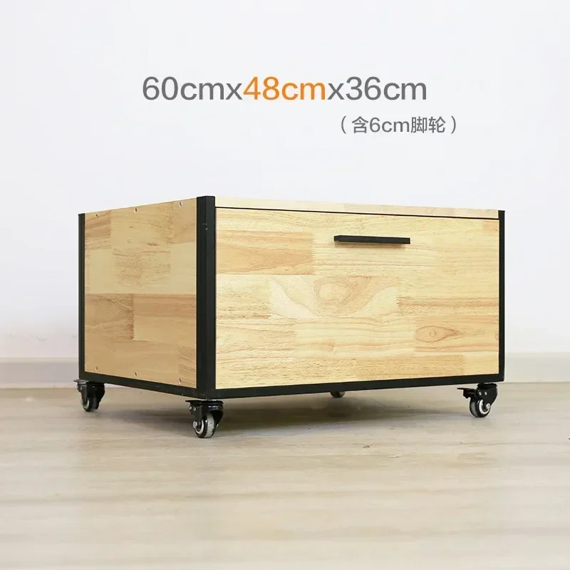 Cat solid wood bottom cabinet storage bottom, pet food storage, rabbit