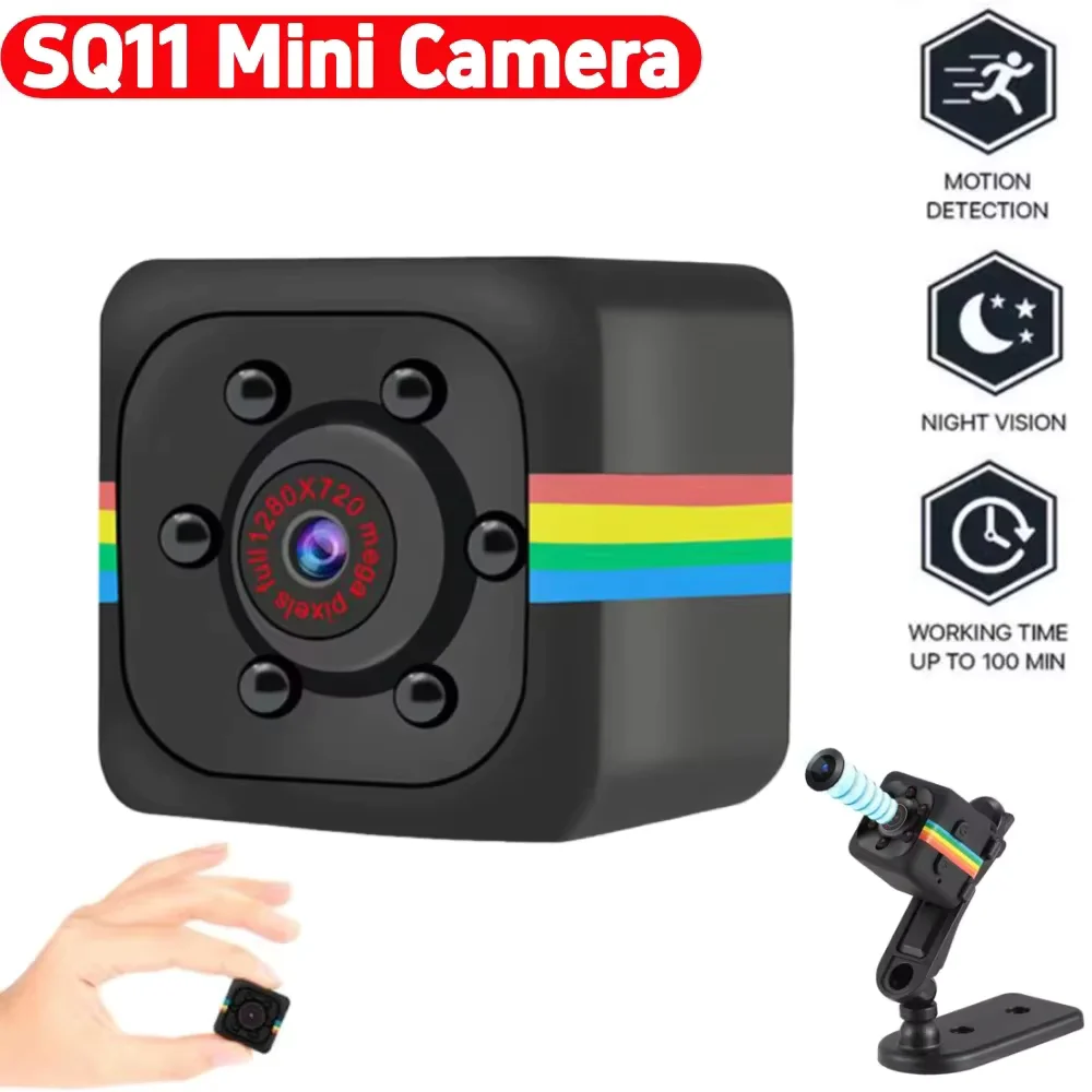 Original SQ11 Mini Camera 1080p HD Micro Camera 30 Frame Action Video Camera Sports DV Outdoor Gopro Night Vision Support 128G