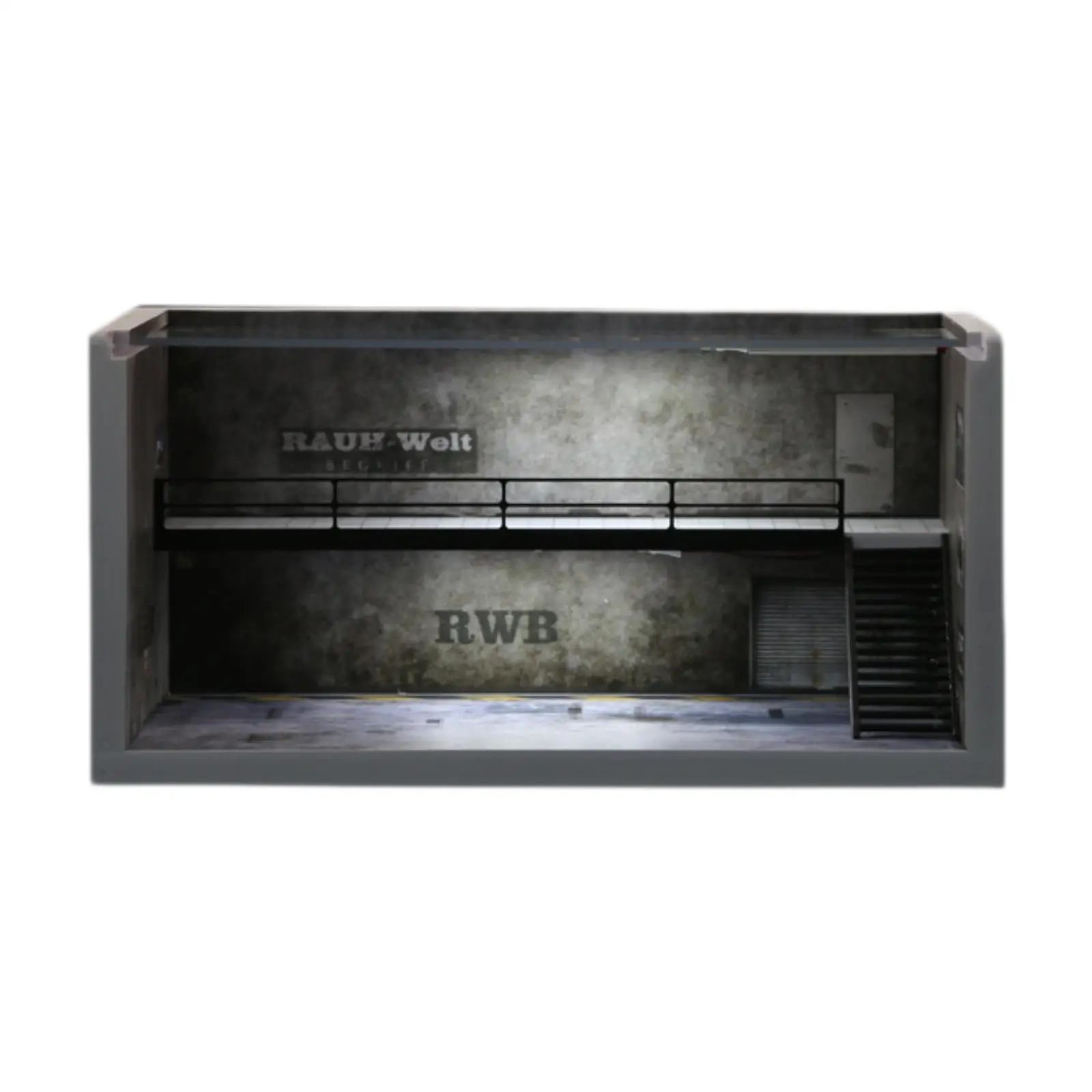 Vetrina per auto modello 1/64 con luce LED e scatola espositiva con copertura in acrilico