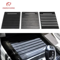 Car Inner Centre Console Roller Blind Cover Cup Holder Sliding Roller Blind Accessories For BMW X5 X6 F15 F16 2013-2019