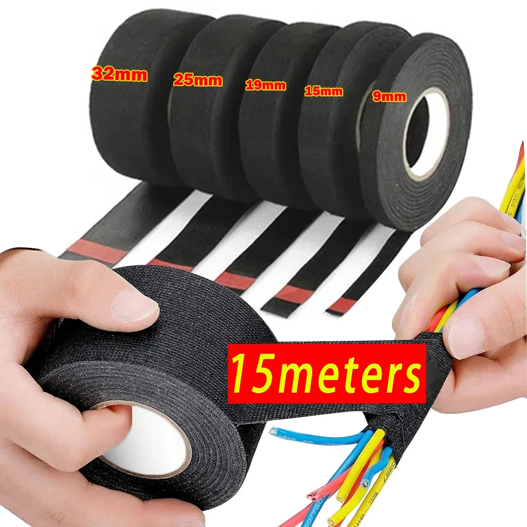Fita de tela automotiva, fitas de tela isolantes elétricas, fita térmica resistente ao calor para carro, fita impermeável.