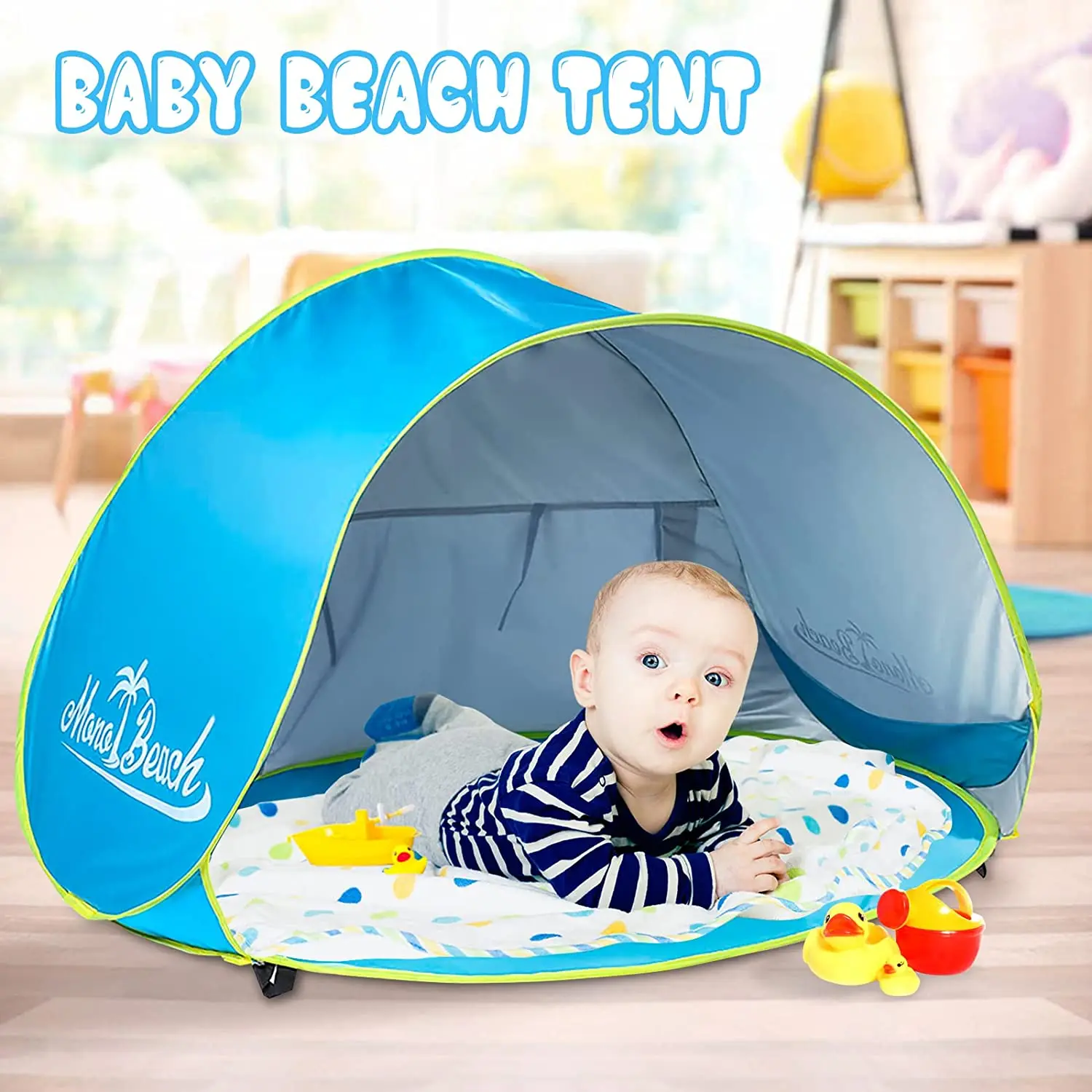 

Baby Beach Tent Sunshade Sun Protection Beach Paddling Pool Baby Outdoor Toys Swimming Pool Tent Children's Beach Toys