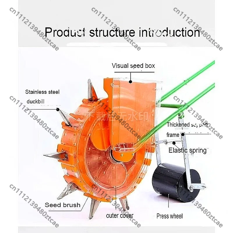 Suitable for Sensor Cotton Multi-Function Precision Seeder Hand-Pushed Sowing Machine for Peanut Corn Soybean