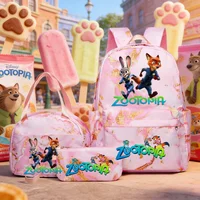 Mochila Judy Nick Zootopia 2, nueva mochila de dibujos animados de la película, mochila escolar para adolescentes y niñas, mochila escolar Kawaii unisex para estudiantes