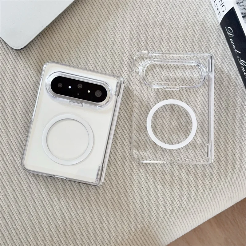 For Huawei Pura X Max Transparent Magnetic For Magsafe Case For Huawei Mate X7 X6 X5 XT For Magsafe Shockproof Protection Cover view 6