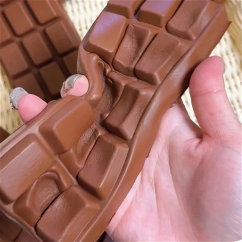 1-3pcs Fidget Toy Lovely Simulation Food  Butter Chocolate Squishy Slow Rising Scented Squeeze Toy Stress Relief Decor Gift