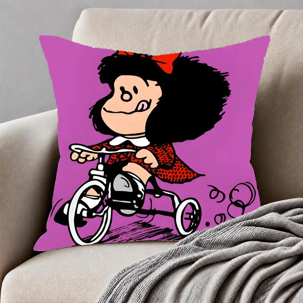 Classic comic Mafalda Cushion Cover Modern Minimalist Cushion Cover Living Room Home Decor Pillow Case