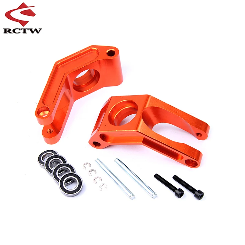 

CNC Metal Rear Wheel Carrier/Bearing Block Set for 1/5 Hpi Rofun Baja 5b Ss 5t 5sc Rovan King Motor Truck Parts