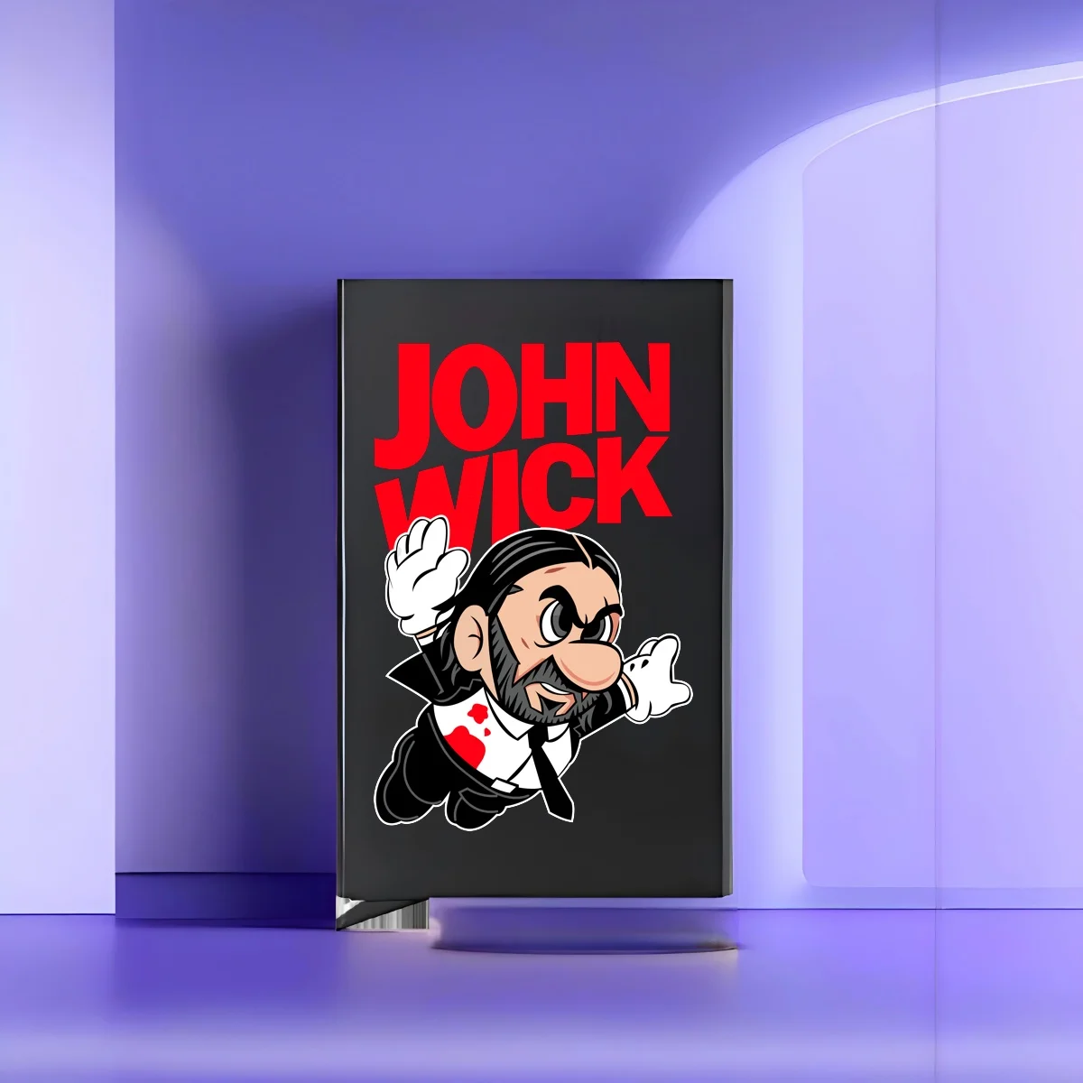 

John Wk 2026, новый стильный модный футляр для карт с принтом, различные варианты цвета, простой в использовании, компактный для ежедневных потребностей