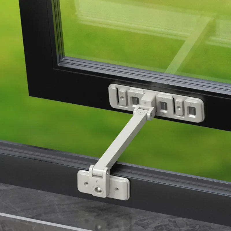 

Home Baby Safety Lock Buckle Children Windows Limit Holder Sliding Door Locks Anti-Falling Kids Security Protection Adjustable