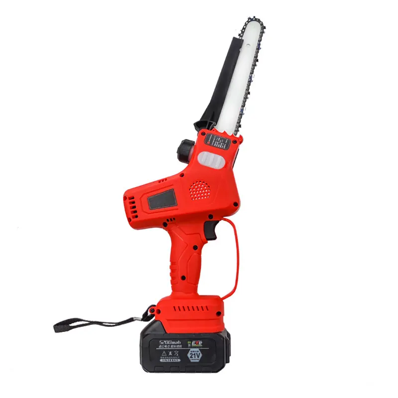 Good Quality 8 Inch Small Wood Cutting Portable Lithium Battery Powered Chain Saw Mini Cordless Electric Chainsaw