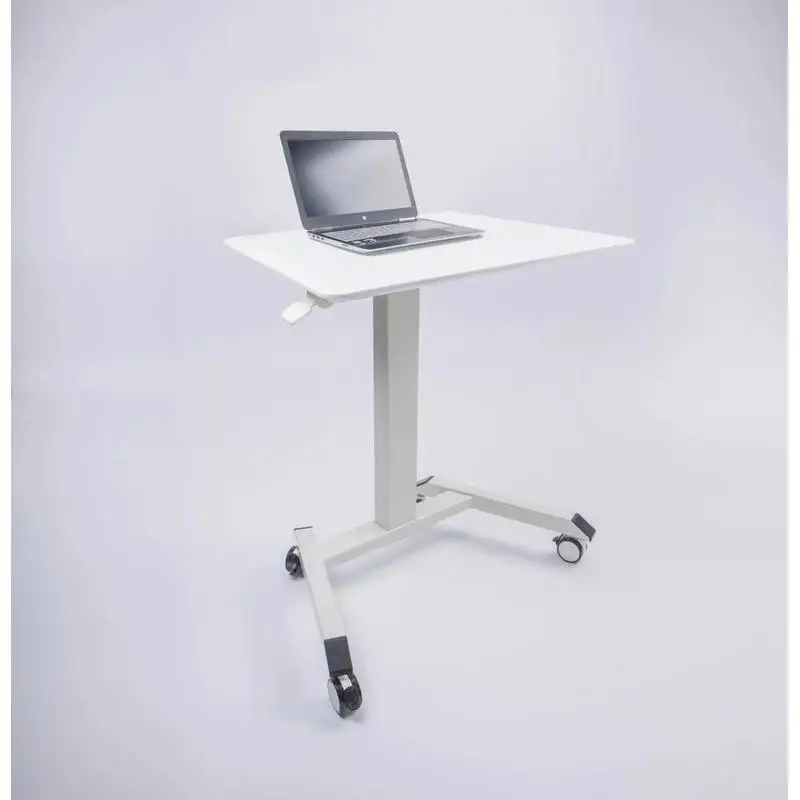 Adjustable Compact Tech Desk for Standing and Sitting - Ergonomic Height Adjustable Workspace with Modern Design and