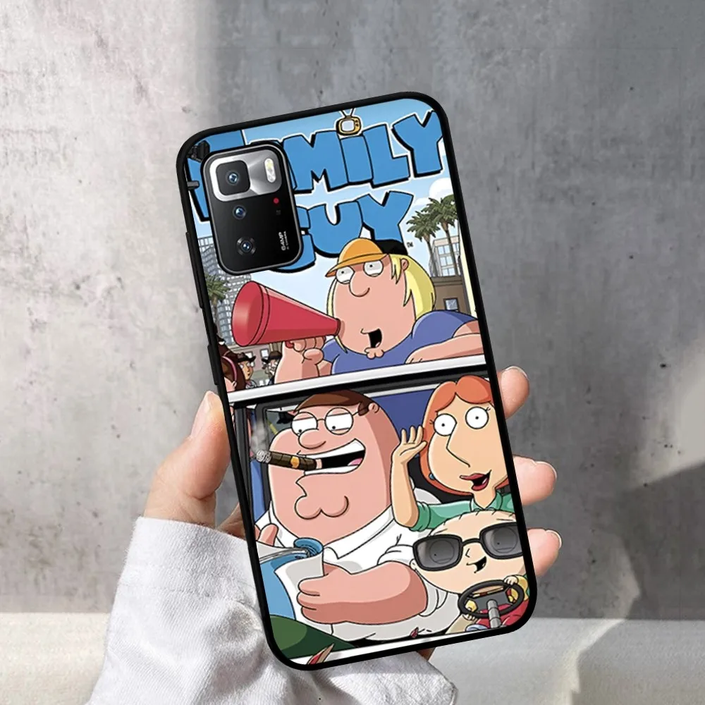 Family G-Guy P-Peter Phone Case For Redmi Note 4 X 5 A 6 7 8 T 9 9S 10 11 11S 11Epro Poco M3 pro