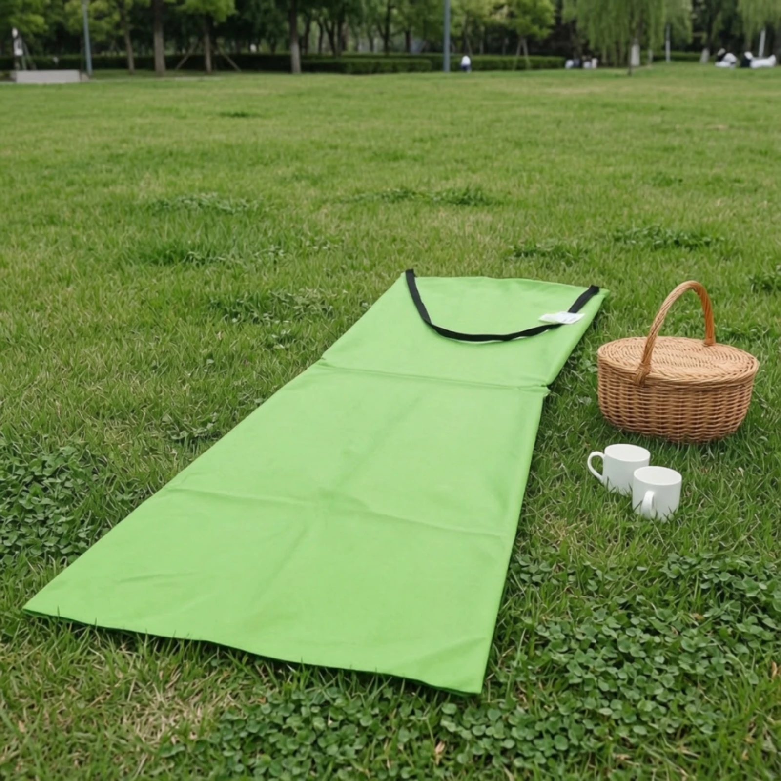 Beach Lounge Chair Mat Portable Foldable Beach Mat with Backrest Lounge Seat with Backrest Lightweight Compact for Picnic