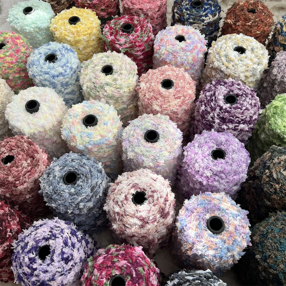 500g Segmented Dyed Fine Thread, Small Ponytail Fishtail Yarn, Bean Thread, Hand Mixed Thread Wiring