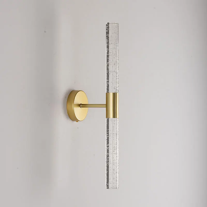 Nordic Up Down Crystal Bubble LED Wall Light Restaurant Hotel Bedroom Bedside Wall Lamps Living Room Indoor Light Lustres