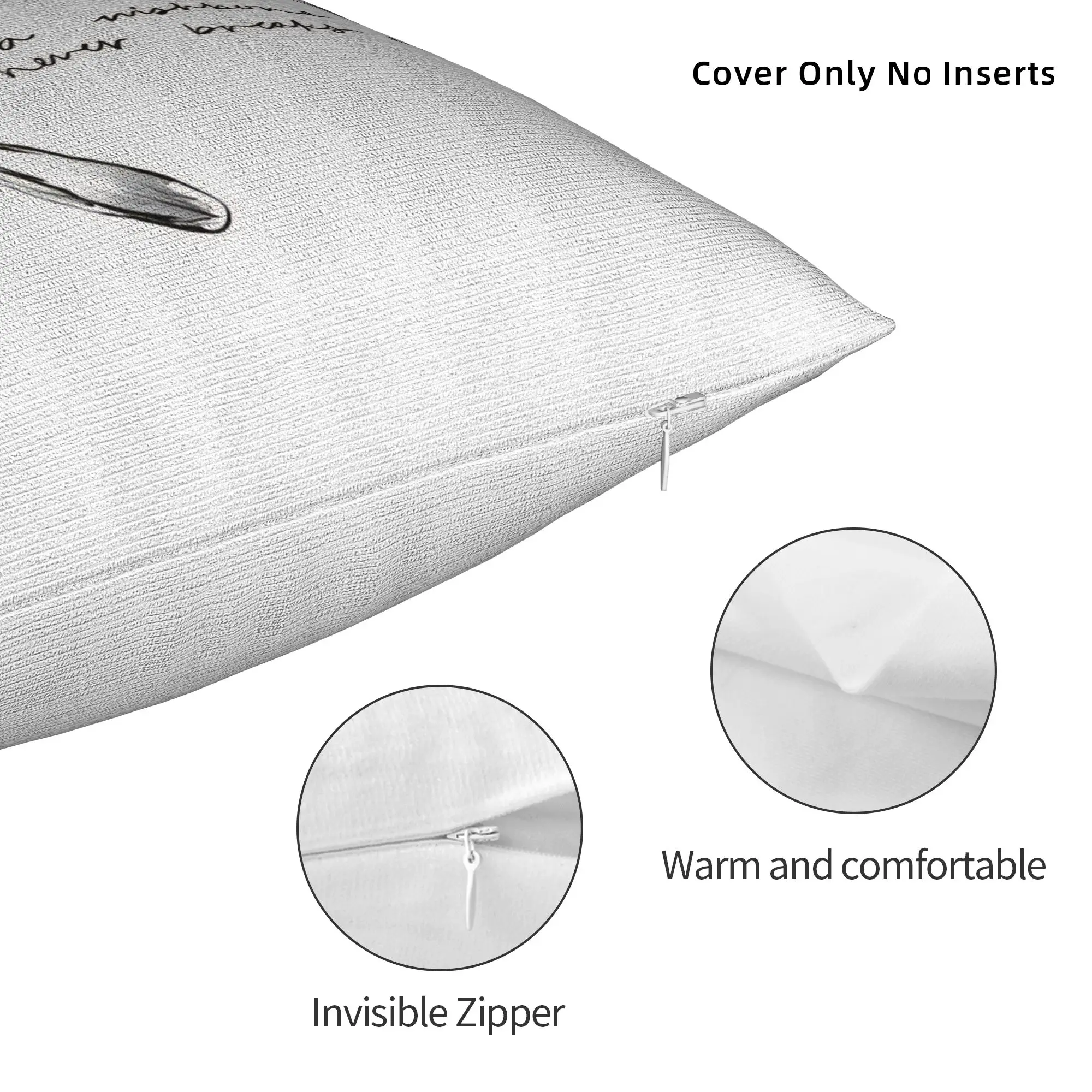 Conan Gray Album    Wishbone Square Pillow Covers Polyester Home  Cushion Case Funny Decorative Throw Pillow Case 45*45