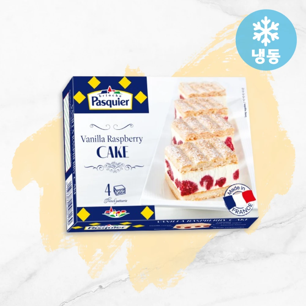 Brioche Pasquier Pastel de vainilla y frambuesa, 290g