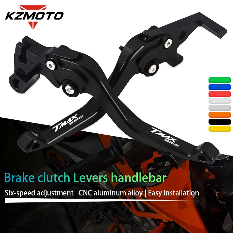 

New Motorcycle CNC Ajustable Short Brake Clutch Levers Handles Grips For T-MAX 560 TMAX560 TMAX Tech Max Tmax560 2019-2024 2023