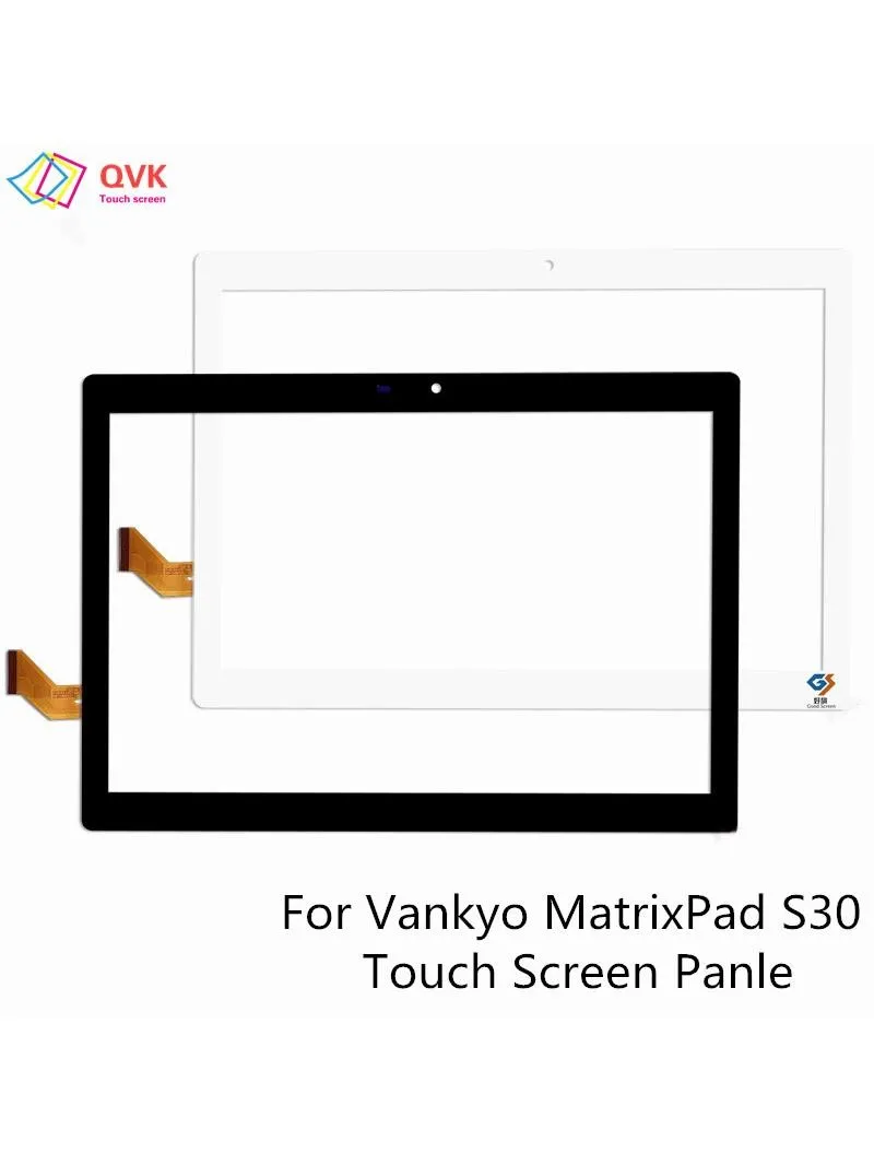 10.1 cal czarny dla Vankyo MatrixPad S30 Tablet pojemnościowy ekran dotykowy część wymienna panelu części S30 MJK-1310 FPC — zdjęcie 2