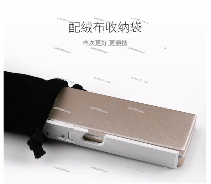 

Hot Foldable Keyboard Metal Connect with Phone Support for Tablet Phone Ipad Laptop Support 3 Device Blue-tooth Keyboard