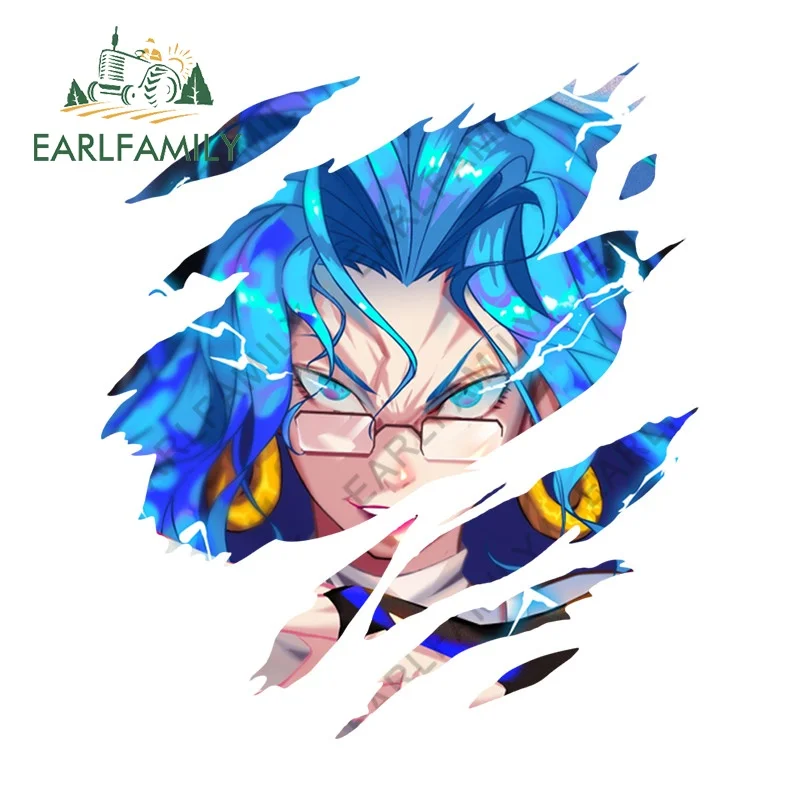 

EARLFAMILY крутой Gojo Satoru аниме слеза наклейки на автомобиль модная окклюзия царапины наклейка на грузовик солнцезащитный крем мультяшное украшение