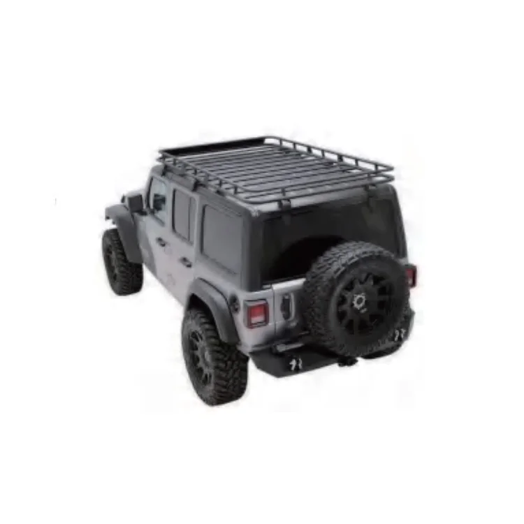 For Jeep Wrangler JK 2007-2017 2 4 Door Aluminum Roof Rack Plug Play Luggage Cargo Carrier