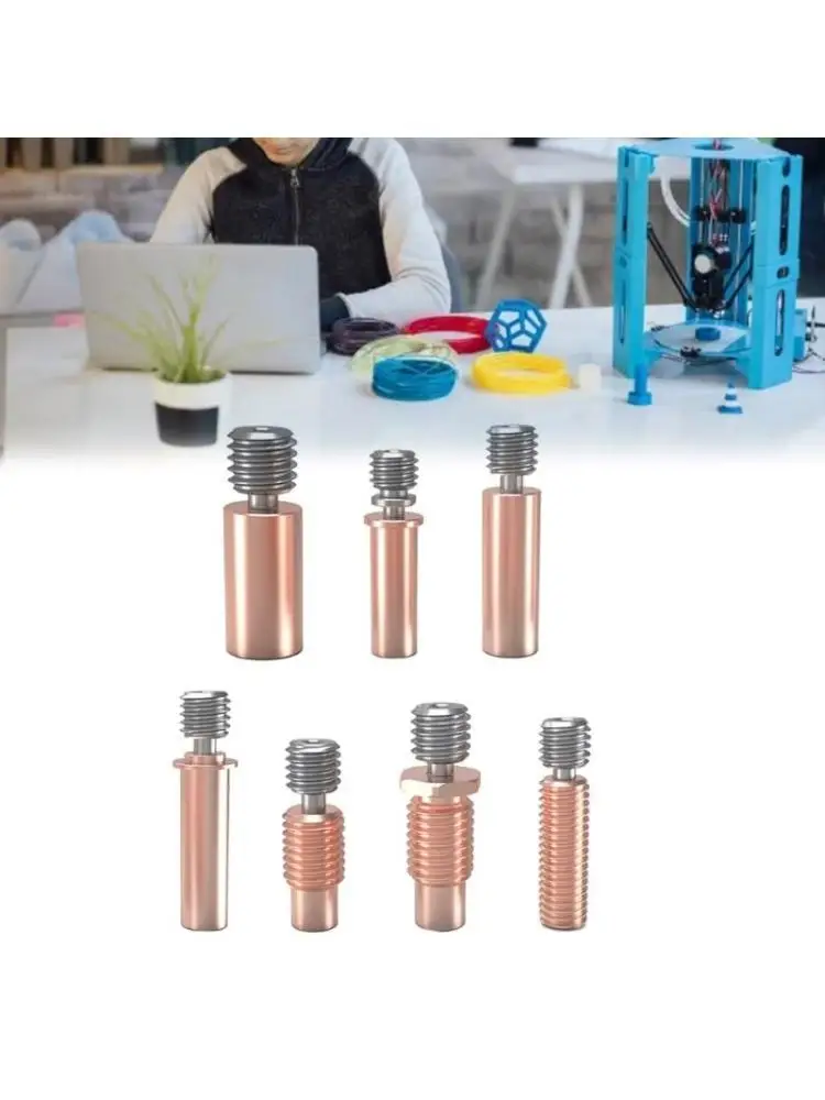 

Y1UB All Metal Bimetal Heatbreak Copper Alloy Heating Throats for E3DV6