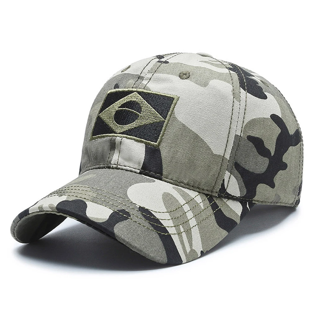 New  Baseball Cap Men Summer Brazil Flag Sun Protection Snapback Cap Male Fashion Casual Golf Baseball Hat Airsoft Hat