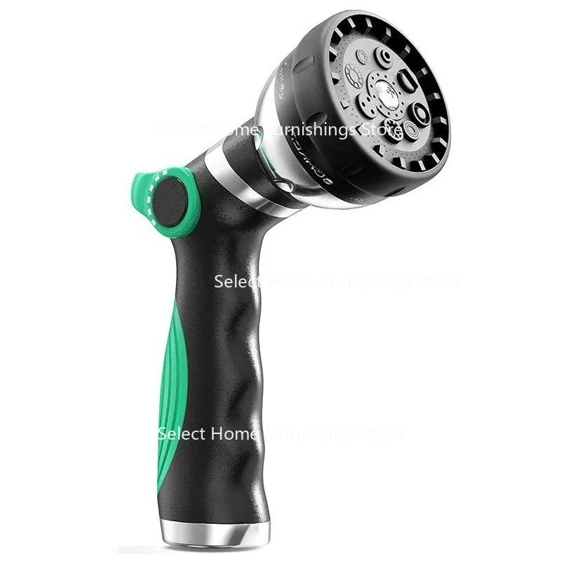 

Apply To Telescopic Water Pipe Metal Eight Function Garden Sprinkler High-pressure Household Car Wash Water Gun