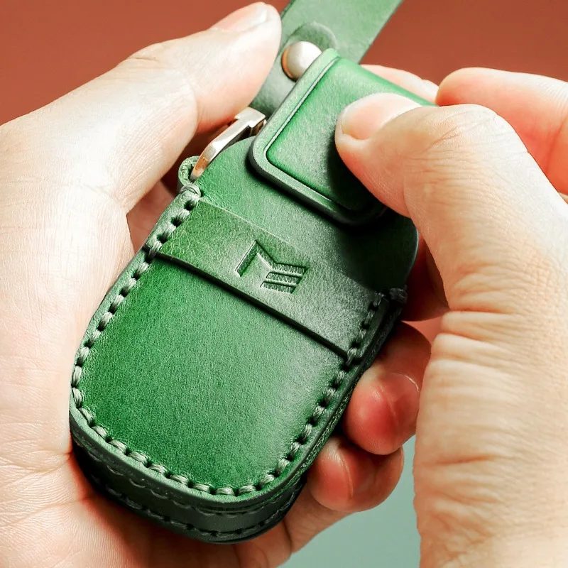 2025 New Leather Key Fob Cover Case for GAC EMPOW55 Smart Key Holder Protector