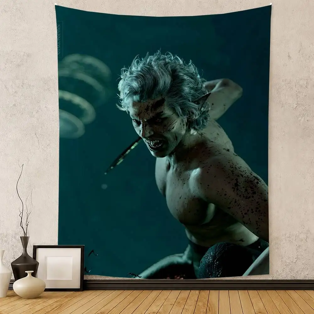 A-Astarion From Game B-Baldur-S G-Gate-3 Flag Digital Printing Banner for Garage Wall Out Door Decoration