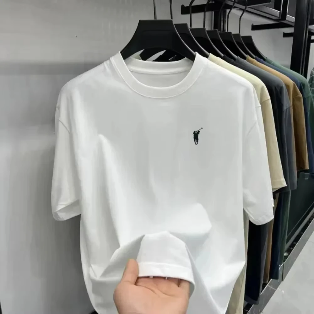 Hot Sale Classic Men T-shirt Luxury Brand Short Sleeve Tshirt Clothing Designer Tee Women Cotton T Shirt 2025 Oversized Tops