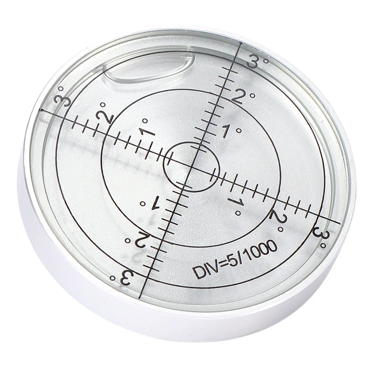 Stainless Steel Circular Bubble Level Small Size Portable Easy Use Horizontal Spirit Level Outdoor Construction Survey Tool