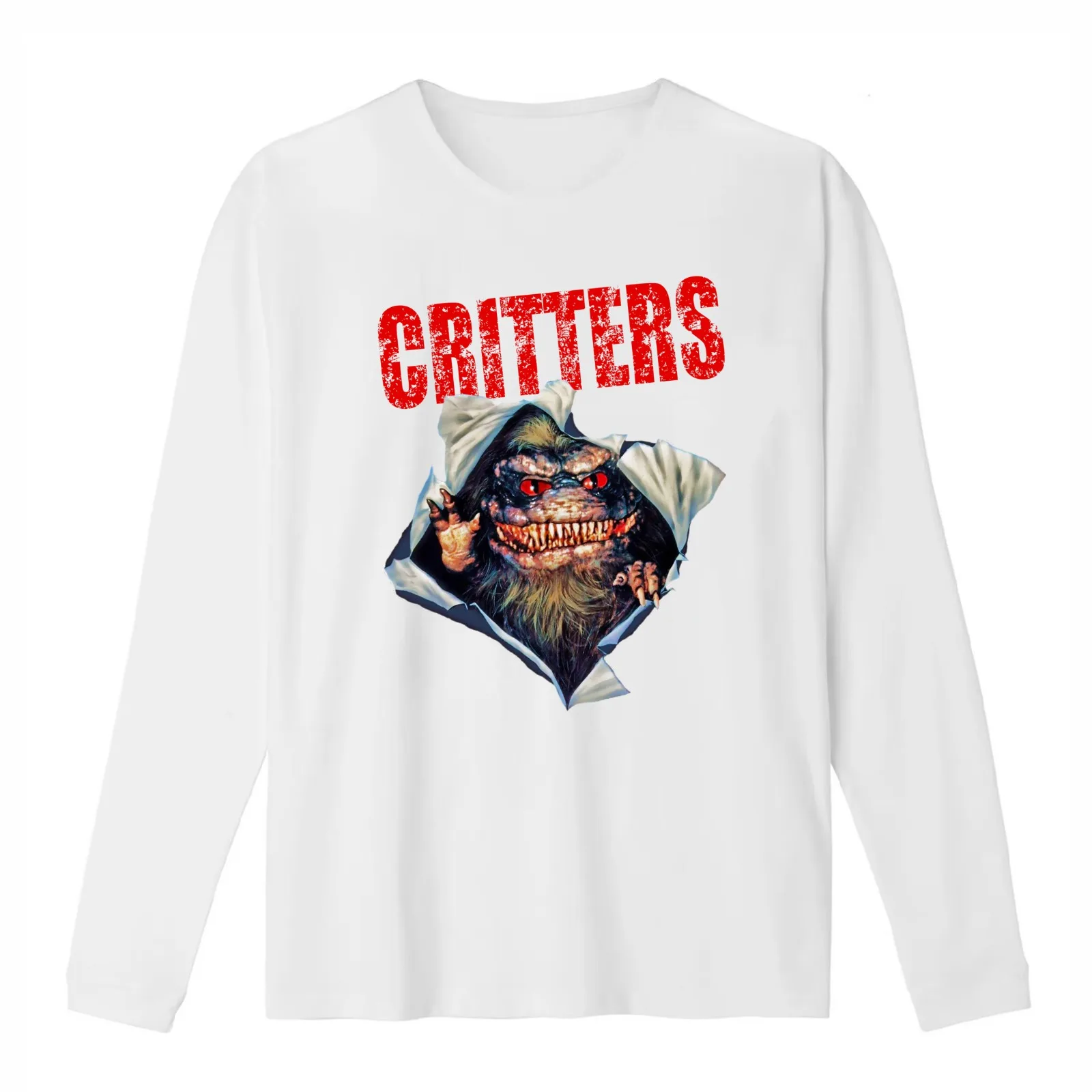 Critters the Movie T-Shirt Summer Casual Cotton Tee Oversized Streetwear Tops Vintage Graphic Print Loose Fit Short Sleeve