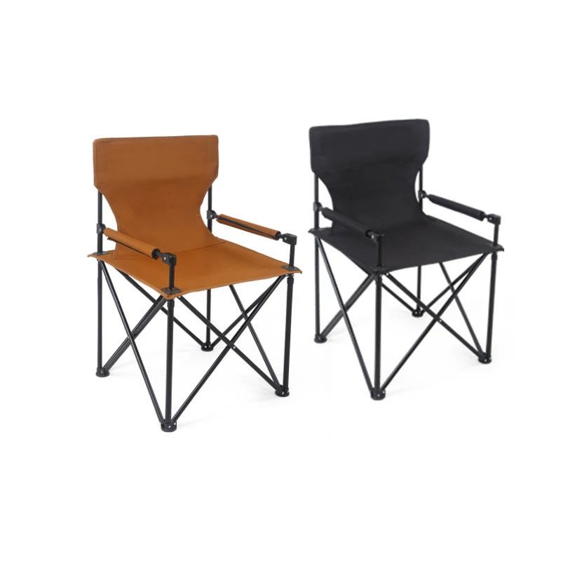 Custom Camping Chair 150KG Heavy Duty Lightweight Oxford Personalized Foldable Camping Chair with Cup Holder