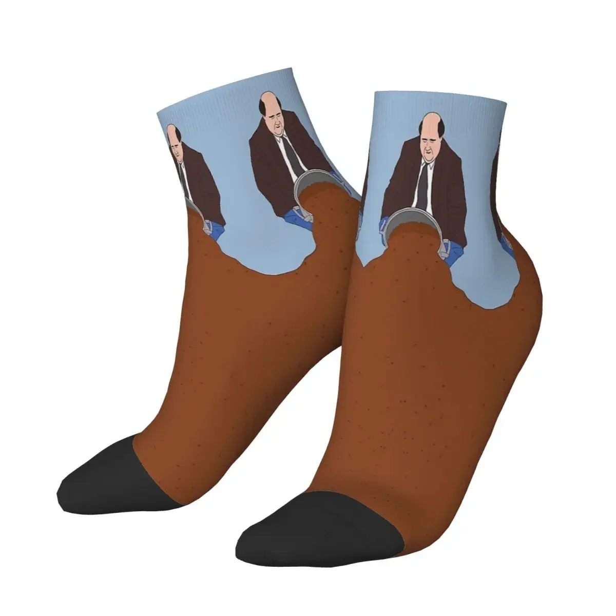 One Man The Office Kevin's Famous Chili Ankle Socks Male Mens Women Winter Stockings Harajuku